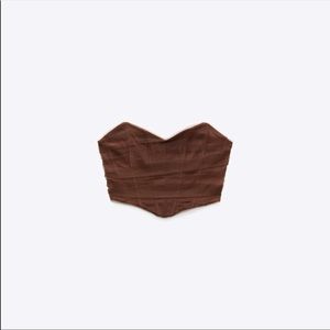 Zara corset top